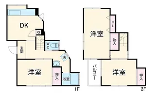 神奈川県藤沢市高倉【一戸建】の間取り