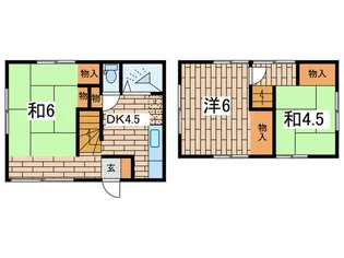 神奈川県横浜市港南区芹が谷5【一戸建】の間取り
