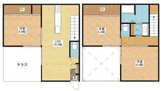 長崎県長崎市滑石5【一戸建】の間取り