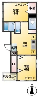 金井ビル【2階】の間取り