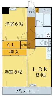 カサデ米ケ袋【1階】の間取り