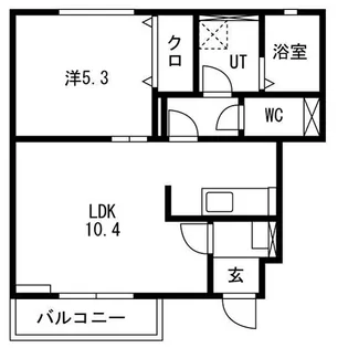 Lien(リアン)B【1階】の間取り