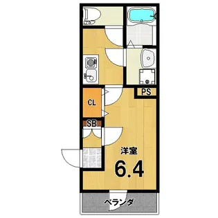 TSUBAKURA【3階】の間取り