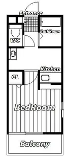 リブリ・プランドール幕張【2階】の間取り