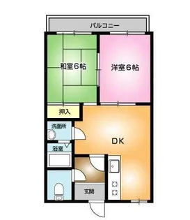 ロングライフレジデンス【1階】の間取り