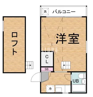 ラテール国立【2階】の間取り