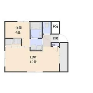 クラフトビル【4階】の間取り