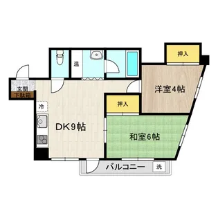 ハイツ北烏山【3階】の間取り