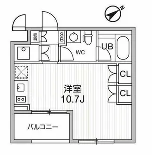 大田西馬込レジデンス【2階】の間取り