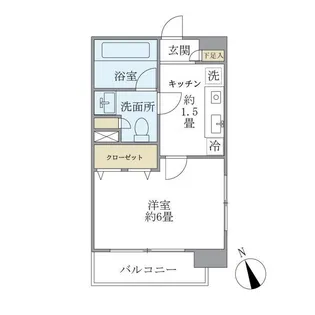 東京都文京区白山5【マンション】の間取り
