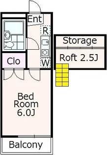あかるハイム19(定借 再契約型)【1階】の間取り