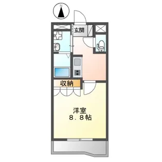 プチ・オリーブ【2階】の間取り