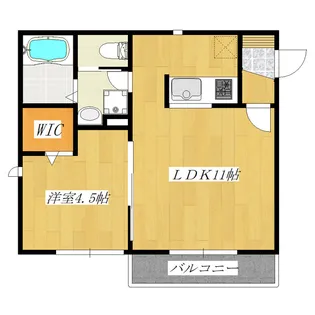 Blanc Cube 赤羽【3階】の間取り