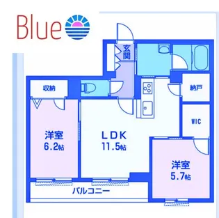 神奈川県横浜市栄区長尾台町【マンション】の間取り