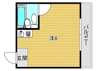 シャトー金沢【4階】の間取り