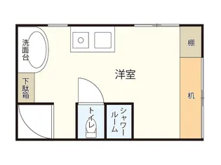 CREARE比治山【1階】の間取り