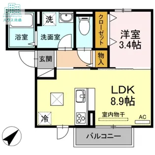 カメリア メゾン【1階】の間取り