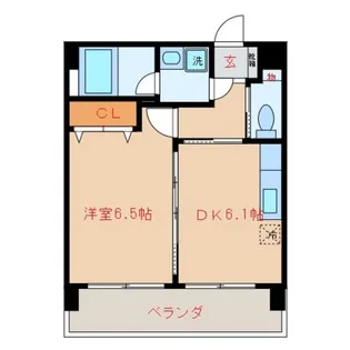 グリチーネ【5階】の間取り