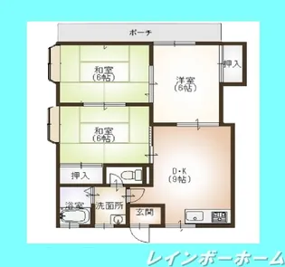 桜田コーポ【1階】の間取り