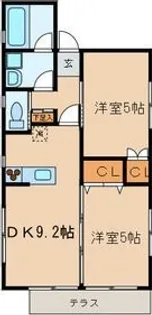 E carina(エ カリ-ナ)【1階】の間取り