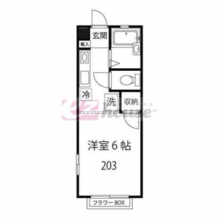 東京都杉並区方南1【アパート】の間取り