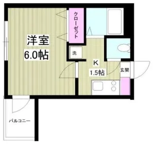 モンシャトー中野・新井館【2階】の間取り