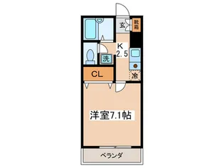 コウエキハイツ【2階】の間取り