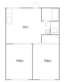 メゾン・アンネタージュ2【1階】の間取り