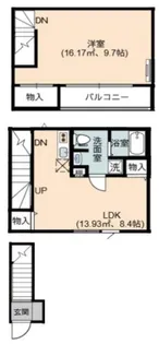 埼玉県川口市北原台1【アパート】の間取り