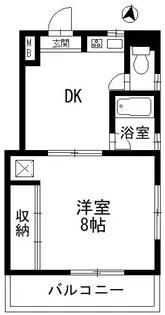メゾンド大井【3階】の間取り