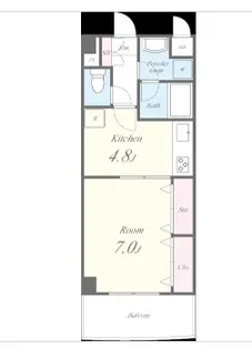 レアルコート【3階】の間取り