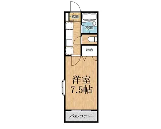 千葉県千葉市中央区浜野町【マンション】の間取り