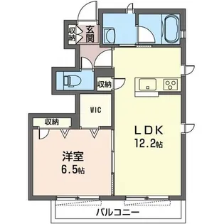 アリスティオ【1階】の間取り