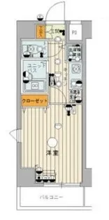 スカイコートルーベンス中目黒【5階】の間取り