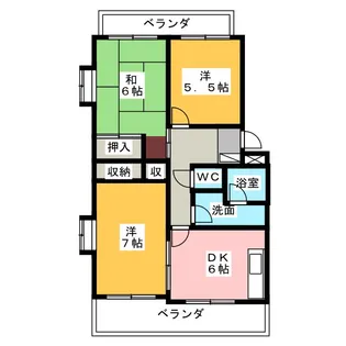 エスポワール21【1階】の間取り