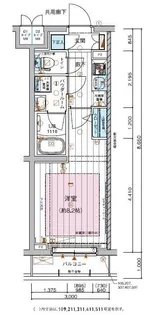 メインステージ板橋蓮根II【4階】の間取り