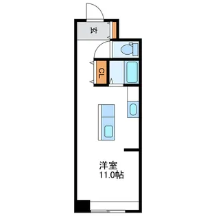 CROSS POINT クロスポイント【6階】の間取り