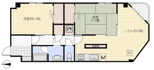 エマーレ与野本町【2階】の間取り