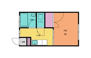 第一甲斐アパート【1階】の間取り