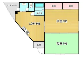 ライトオールツルミ【1階】の間取り