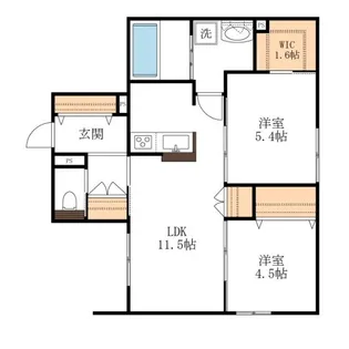 【新築☆旭化成ヘーベルメゾン】Grace court西棟【1階】の間取り