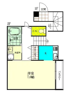 Unser Platz【2階】の間取り