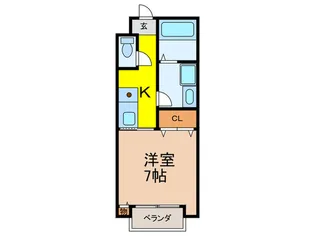 ル・シエ-ル小林の間取り