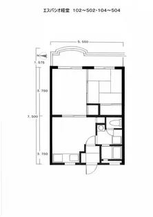 エスパシオ経堂【3階】の間取り