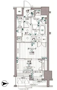 日神デュオステージ池袋【15階】の間取り