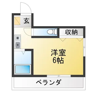プログレンス松【1階】の間取り
