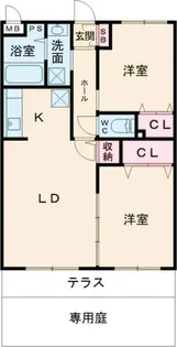 ジャルディーノ【2階】の間取り
