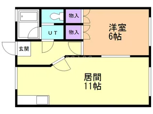 シャガール新田A【2階】の間取り