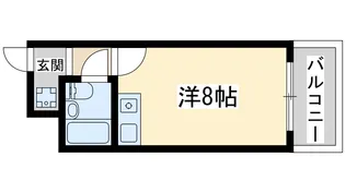 ミフネセントラルベア東三国【5階】の間取り