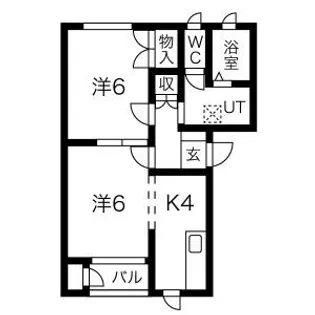 なるせハイツ【1階】の間取り
